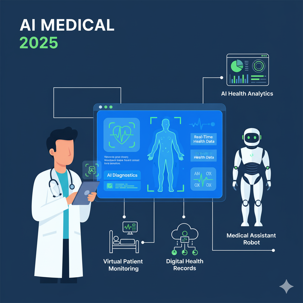 AI di Dunia Medis 2025: Diagnosis Cepat, Perawatan Tepat, dan Kesehatan Personal