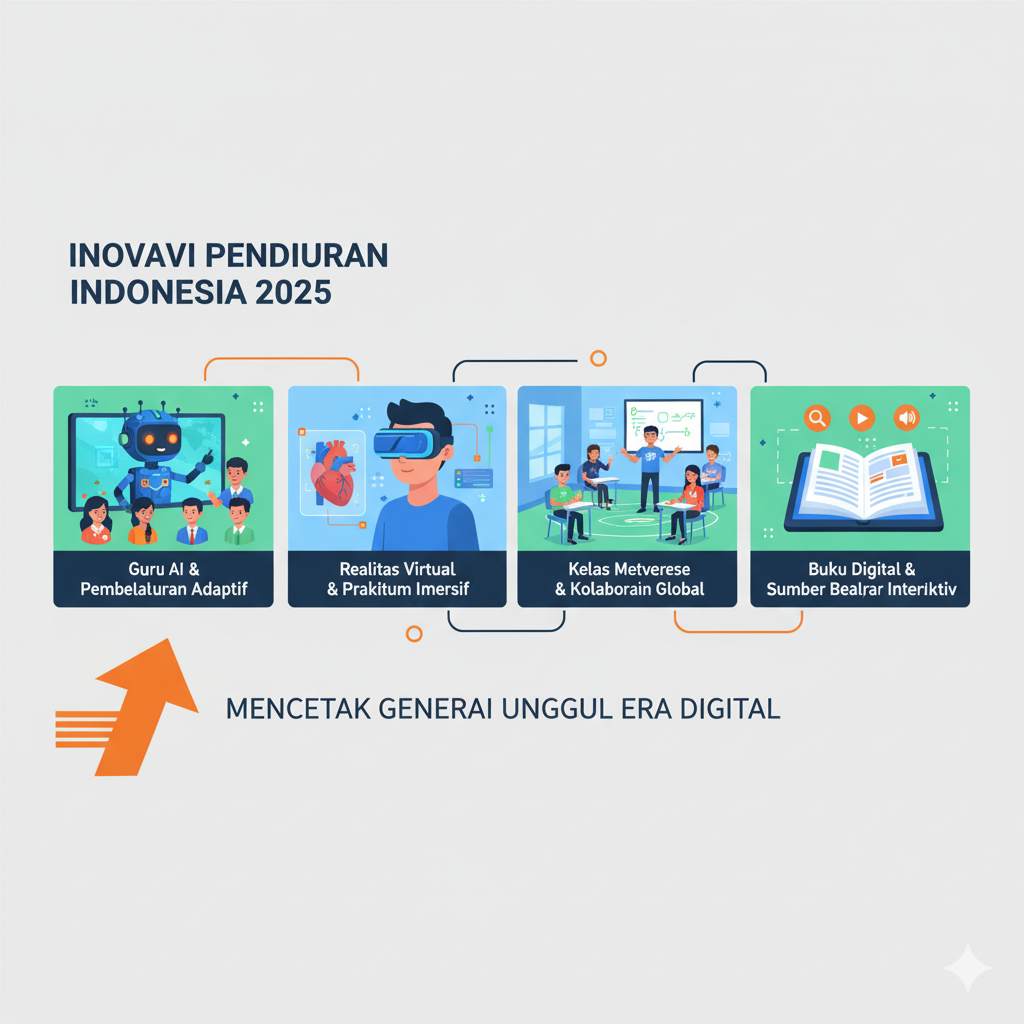 Inovasi Pendidikan 2025: AI Teacher, Metaverse Class, dan VR Learning