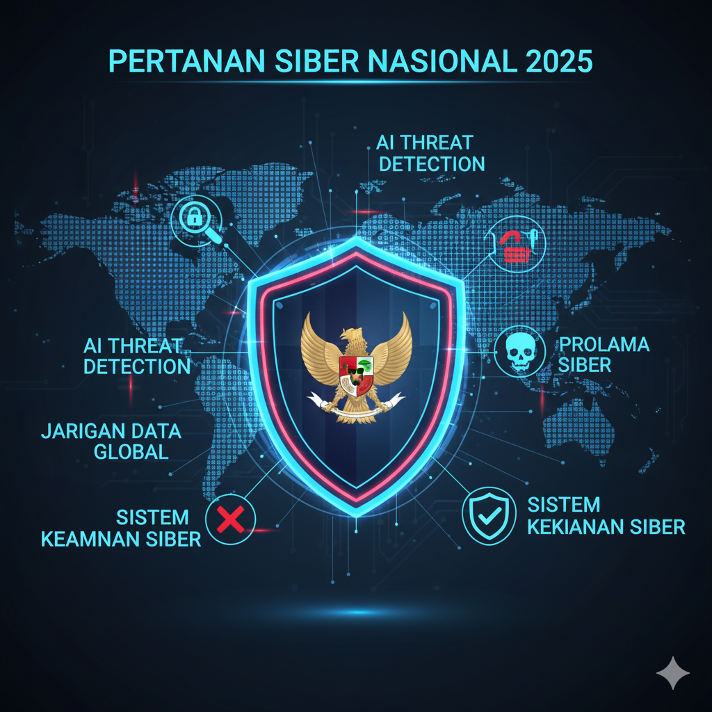 Sistem Pertahanan Siber Nasional 2025: Tameng Digital Indonesia di Era Global