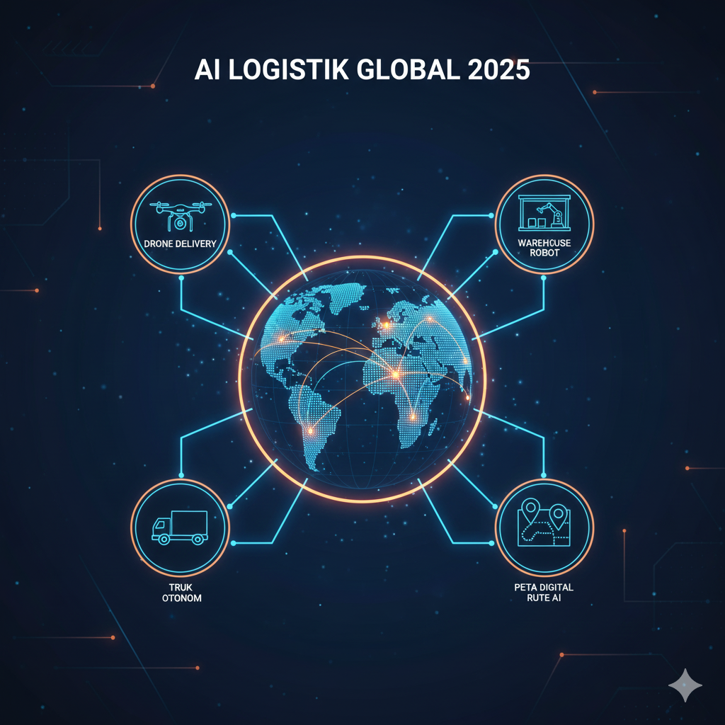 AI dalam Logistik Global 2025: Pengiriman Lebih Cepat, Murah, dan Cerdas