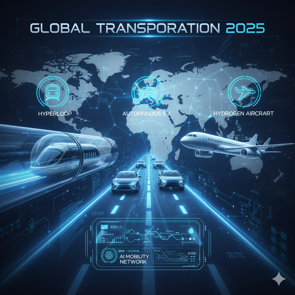 Transportasi Global 2025: Mobilitas Masa Depan yang Cepat, Cerdas, dan Rendah Emisi
