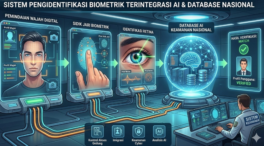 Teknologi Biometrik: Identitas Digital Berbasis Tubuh Manusia