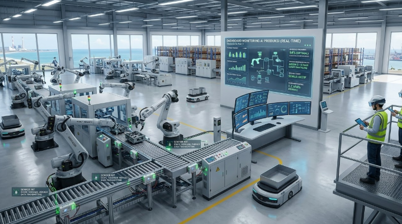 Teknologi Smart Factory: Pabrik Otomatis Berbasis AI dan IoT